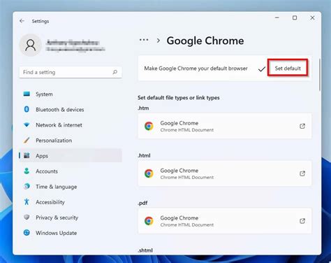 How do I switch to Chrome on Windows 11?