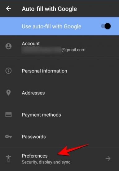 How do I sync passwords between Android devices?