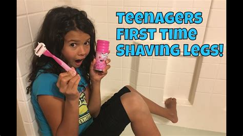 How do I teach my 12 year old to shave his legs?
