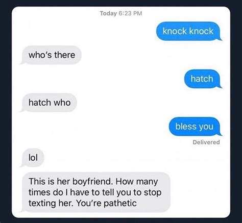 How do I tell a girl to stop texting my boyfriend?