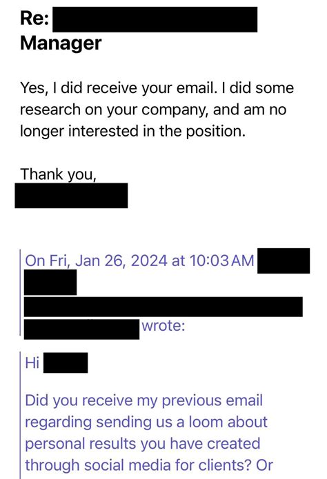 How do I tell a recruiter I'm no longer interested?