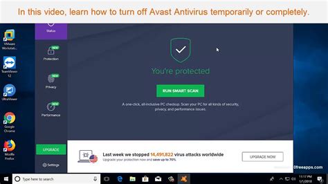 How do I temporarily disable Avast?