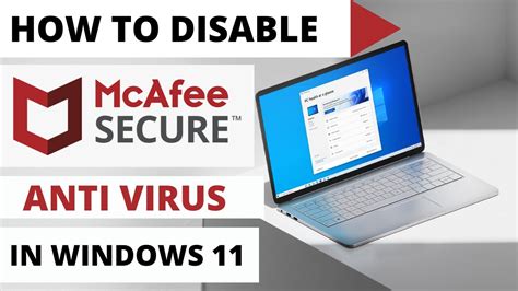 How do I temporarily disable McAfee?