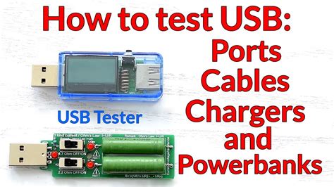 How do I test a USB port?