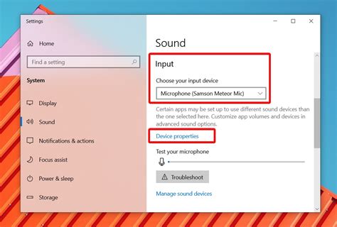 How do I test audio input in Windows 10?