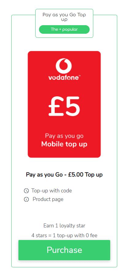 How do I top up my Vodafone?