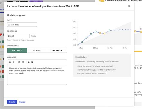 How do I track OKRs weekly?