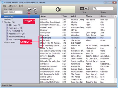 How do I transfer MP3 files to my iPod?