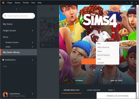 How do I transfer Sims 4 from Origin to Steam?
