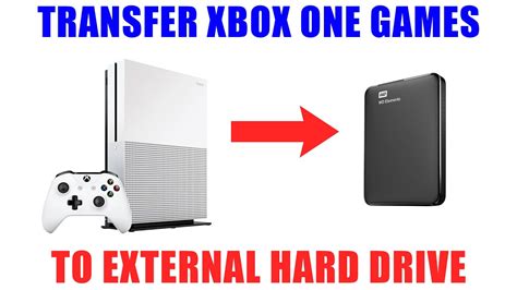 How do I transfer Xbox games to an external hard drive?