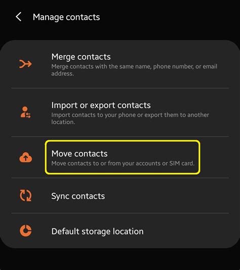 How do I transfer contacts from Samsung to SIM?