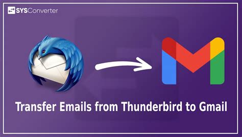 How do I transfer emails to Thunderbird?