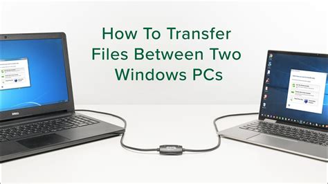How do I transfer files between laptops?