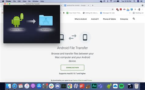 How do I transfer files from Android to Mac?