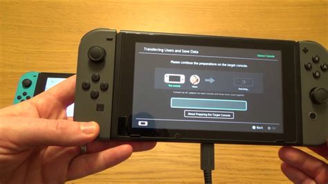 How do I transfer games from one switch to another?