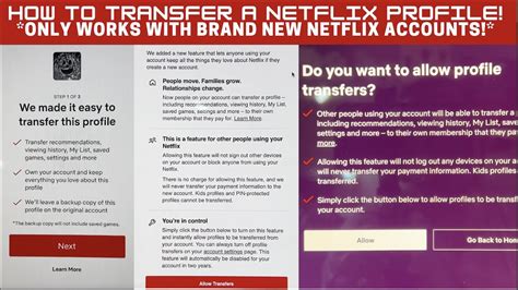 How do I transfer my Netflix account?