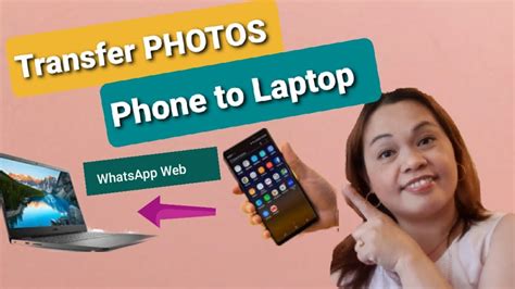 How do I transfer photos from phone to laptop?