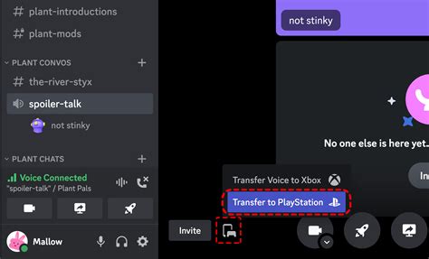 How do I transfer voice from Discord to PS5?