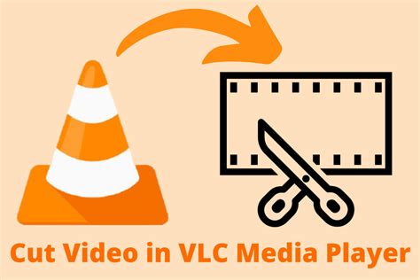 How do I trim a video in VLC on my laptop?