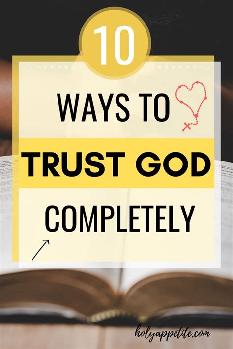 How do I trust God completely?