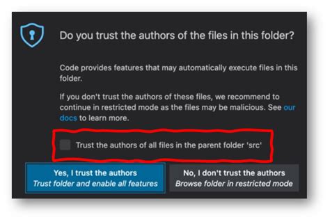 How do I trust a file?