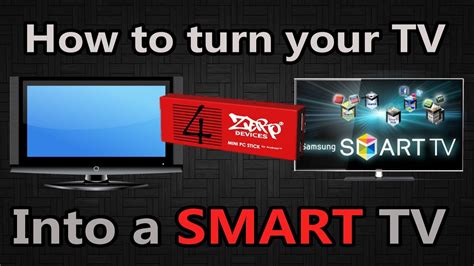 How do I turn my TV into a smart TV?