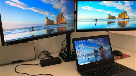 How do I turn my laptop into 3 monitors?