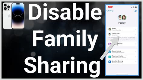 How do I turn off Family Sharing device?