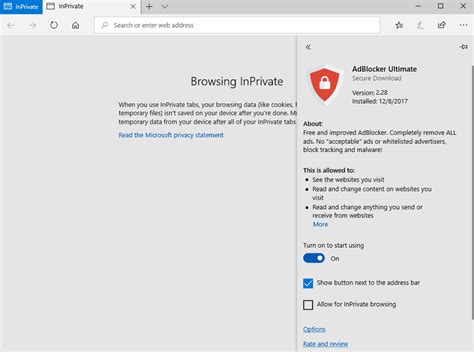 How do I turn off InPrivate browsing in Microsoft Edge via group policy?