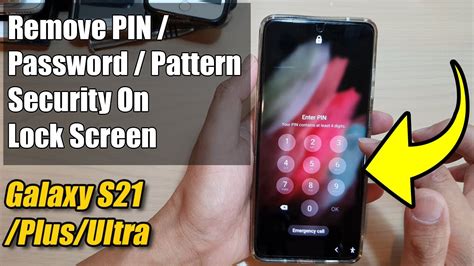 How do I turn off Lock Screen on s21?