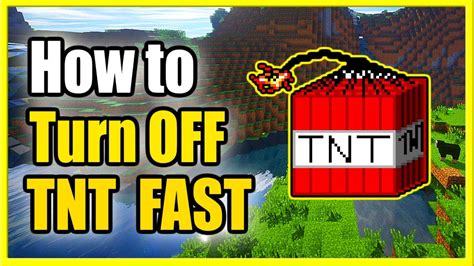 How do I turn off TNT explosion?