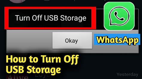 How do I turn off USB storage?