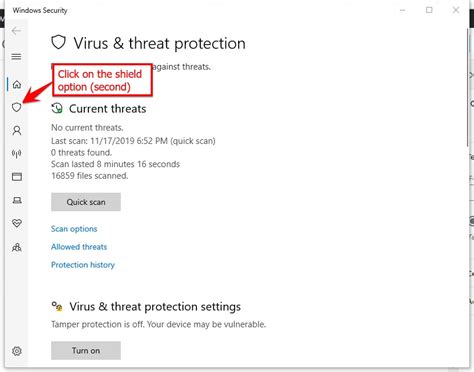 How do I turn off Virus protection forever?