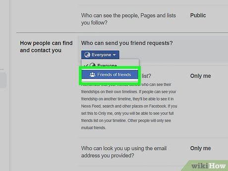 How do I turn off all friend requests on Facebook?