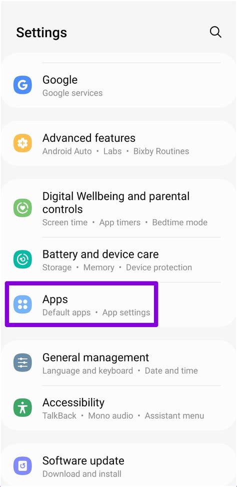 How do I turn off ask permission for apps on Samsung?