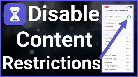 How do I turn off content restrictions on Google?