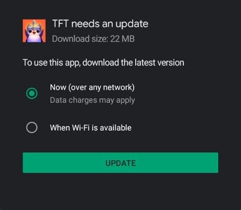 How do I turn off force update on apps?