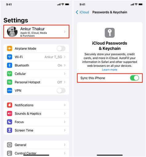 How do I turn off iCloud Keychain?