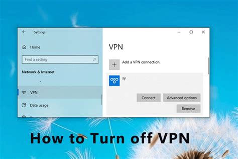 How do I turn off my VPN?