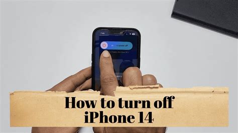 How do I turn off my iPhone 14?