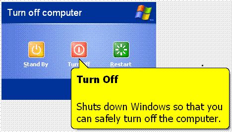 How do I turn off my laptop instantly?
