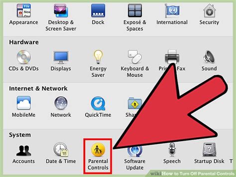 How do I turn off parental controls software?