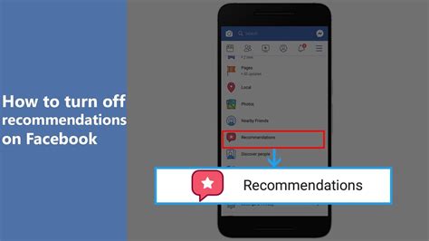 How do I turn off recommendations?