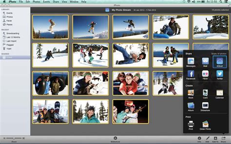 How do I turn off sharing in iphoto?