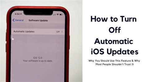 How do I turn off the iOS update?
