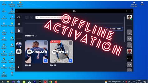 How do I turn on offline mode on EA app?