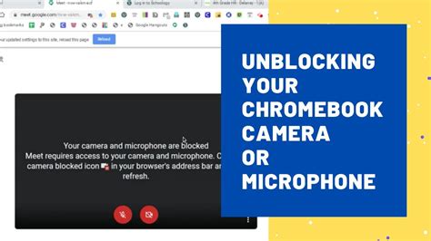 How do I unblock my camera and microphone on my laptop?