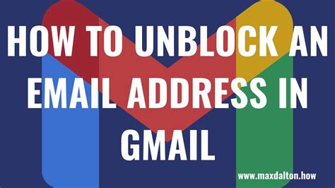 How do I unblock my email account?