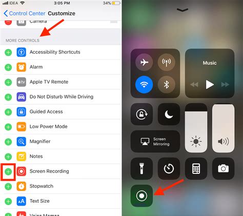 How do I unblock screen recording on iPhone?