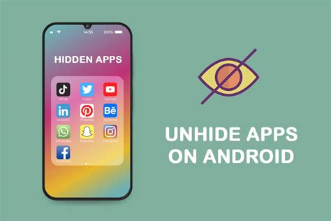 How do I unhide hidden apps?